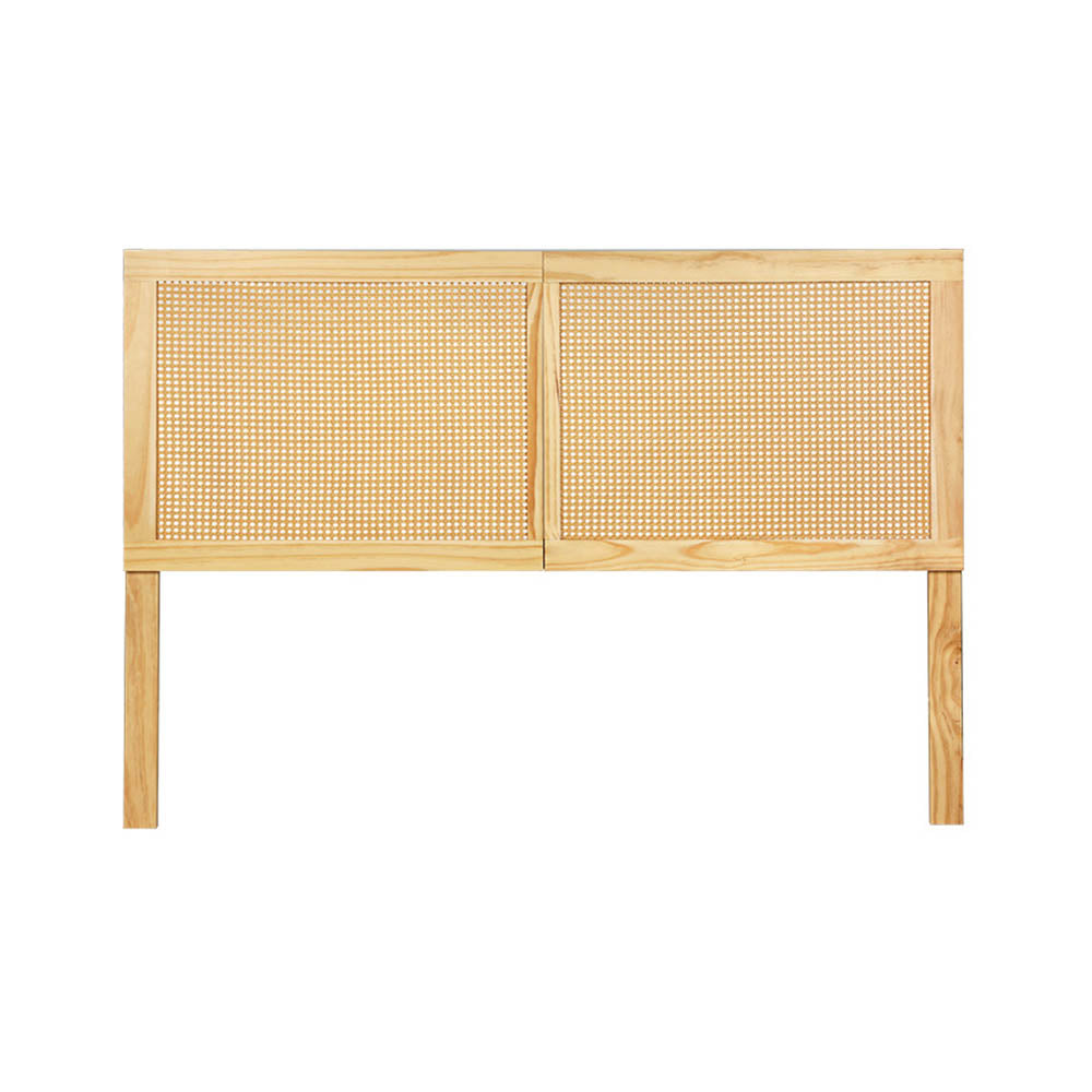 Marlook Bed Head Headboard Queen Rattan - RIBO Pine
