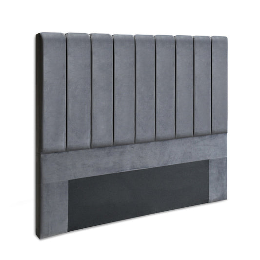 Marlook Bed Head Headboard Double Velvet - VELA Grey