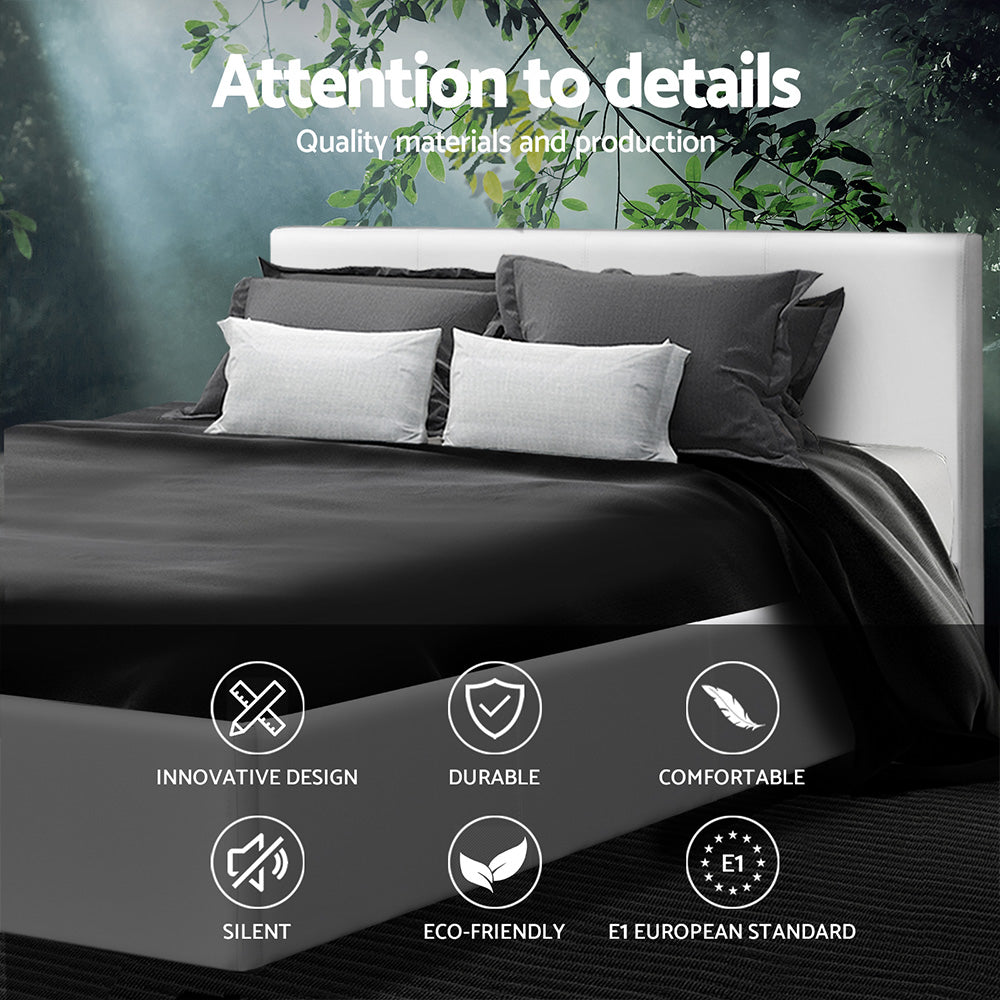 Marlook Bed Frame Double Size White NEO