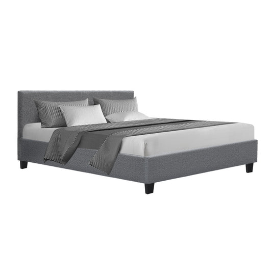 Marlook Bed Frame Queen Size Grey NEO