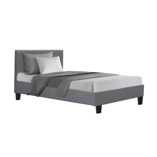Marlook Bed Frame Single Size Grey NEO