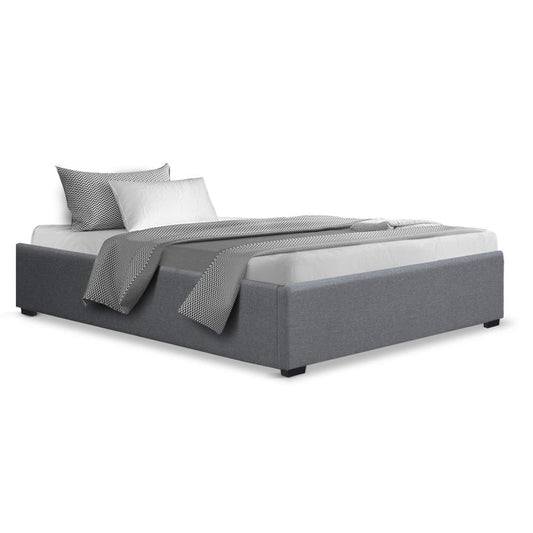 Marlook Bed Frame King Single Size Gas Lift Base Grey TOKI