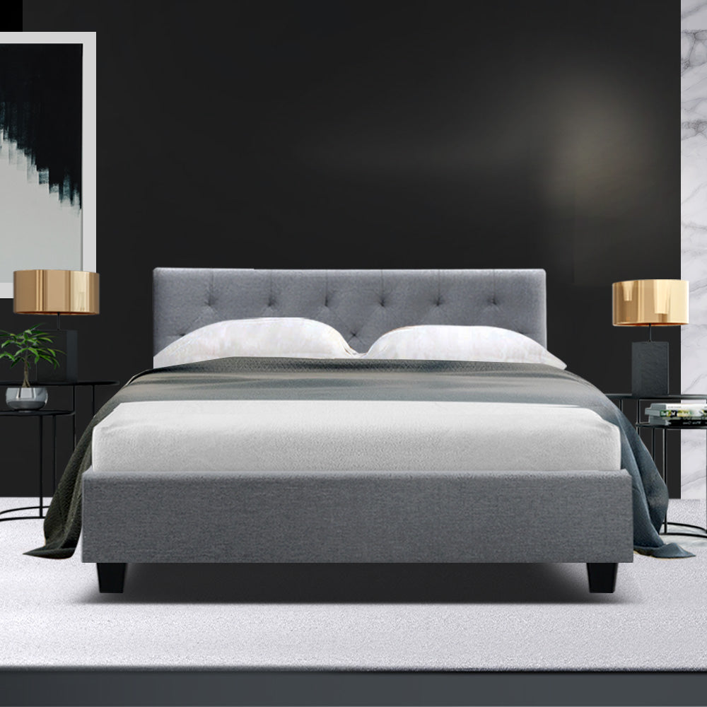Marlook Bed Frame Double Size Grey VANKE