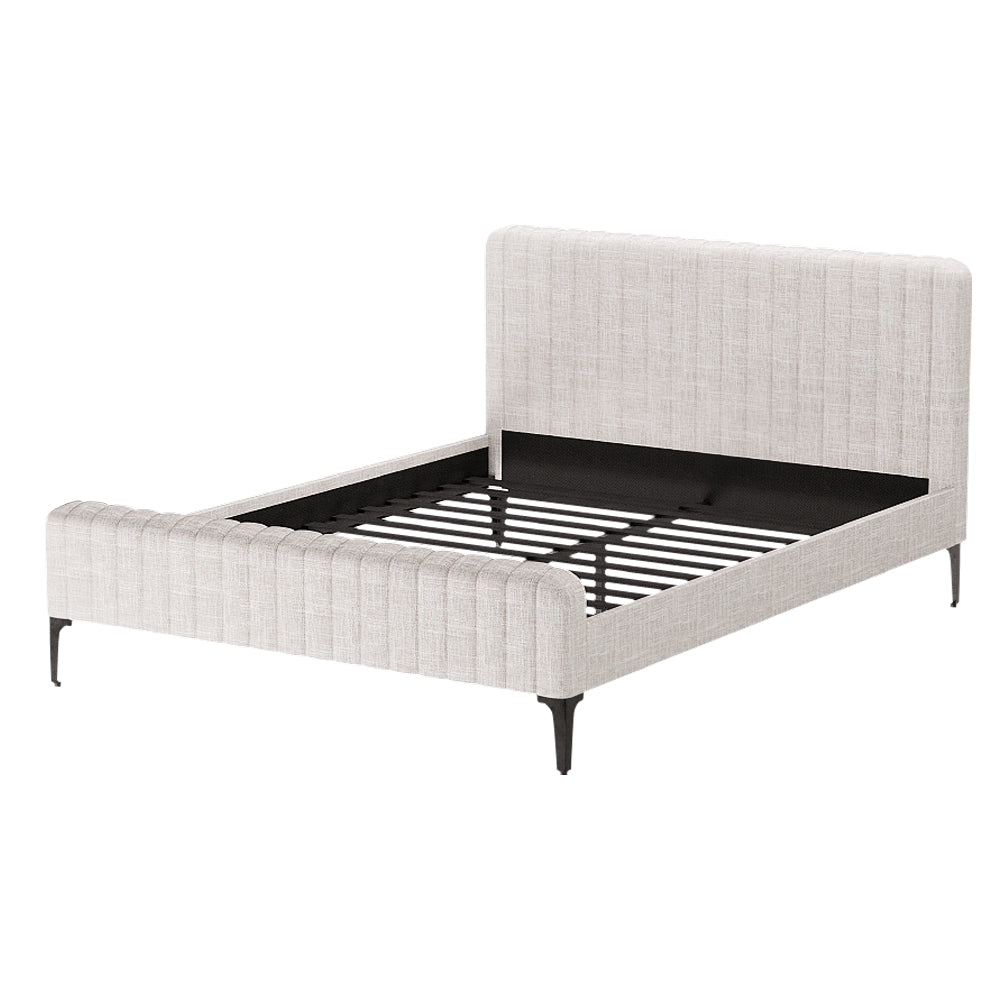 Marlook Bed Frame Queen Size Beige AMMY