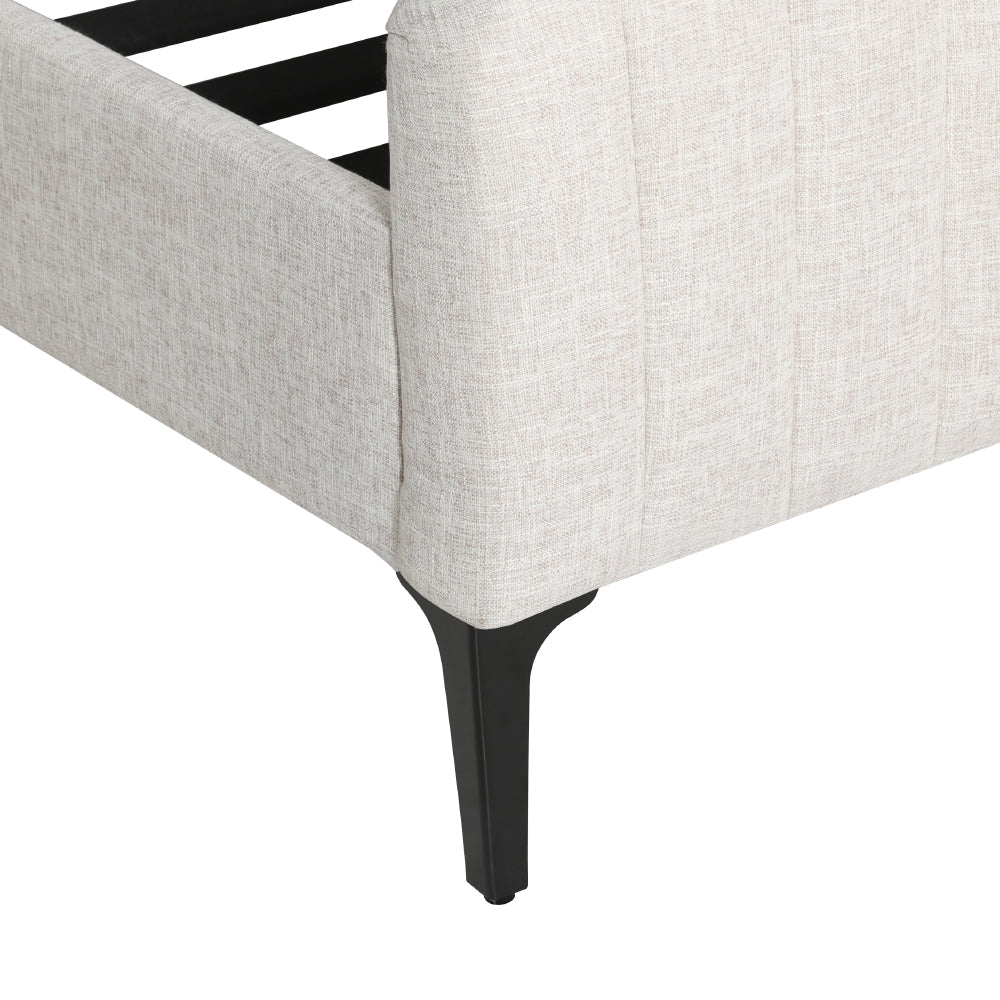Marlook Bed Frame Queen Size Beige AMMY