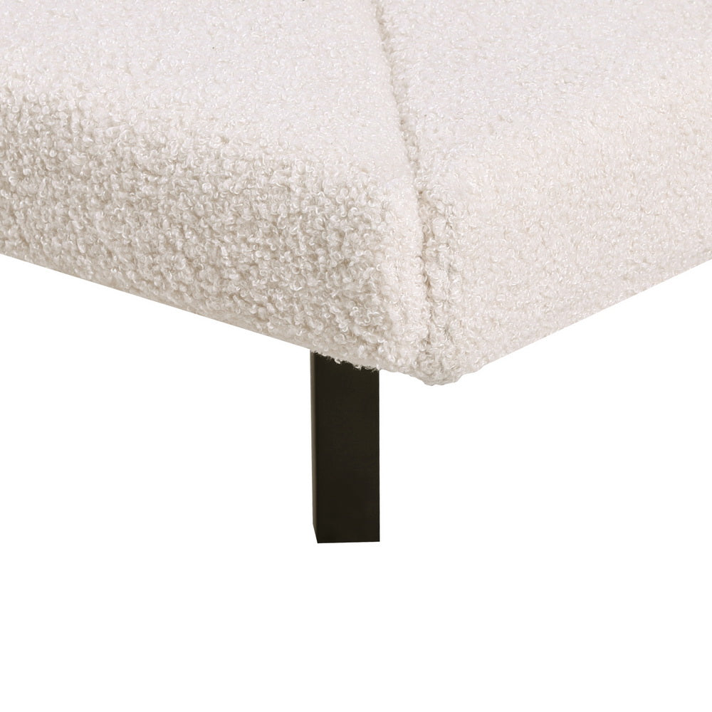 Marlook Bed Frame Queen Size Boucle Beige SASA