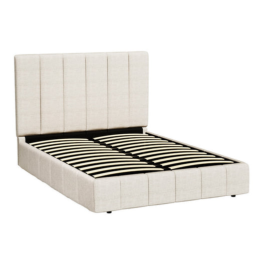 Marlook Bed Frame Double Size Beige TETTE