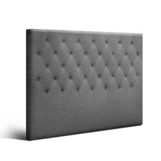 Marlook Bed Head Queen Size Fabric - CAPPI Grey