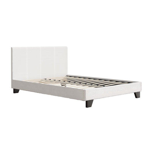 Marlook Bed Frame Double Size Boucle NEO