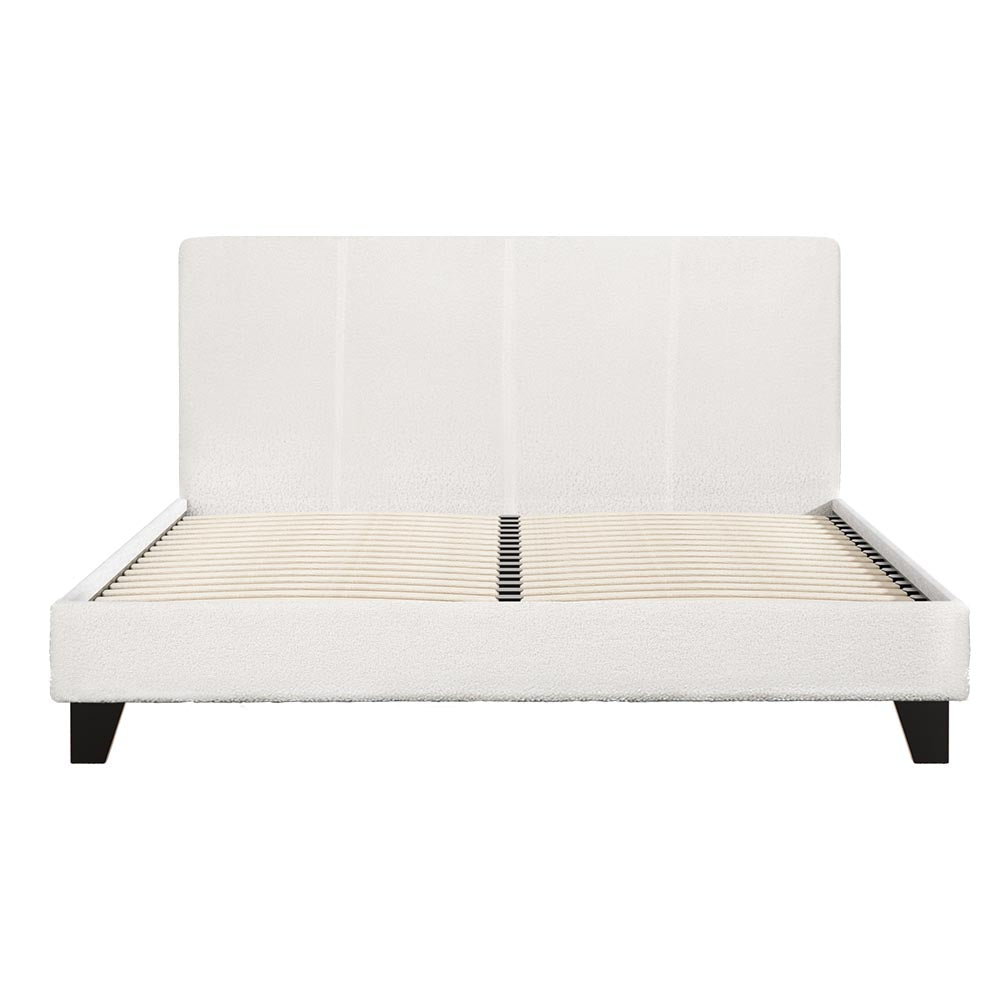 Marlook Bed Frame Double Size Boucle NEO