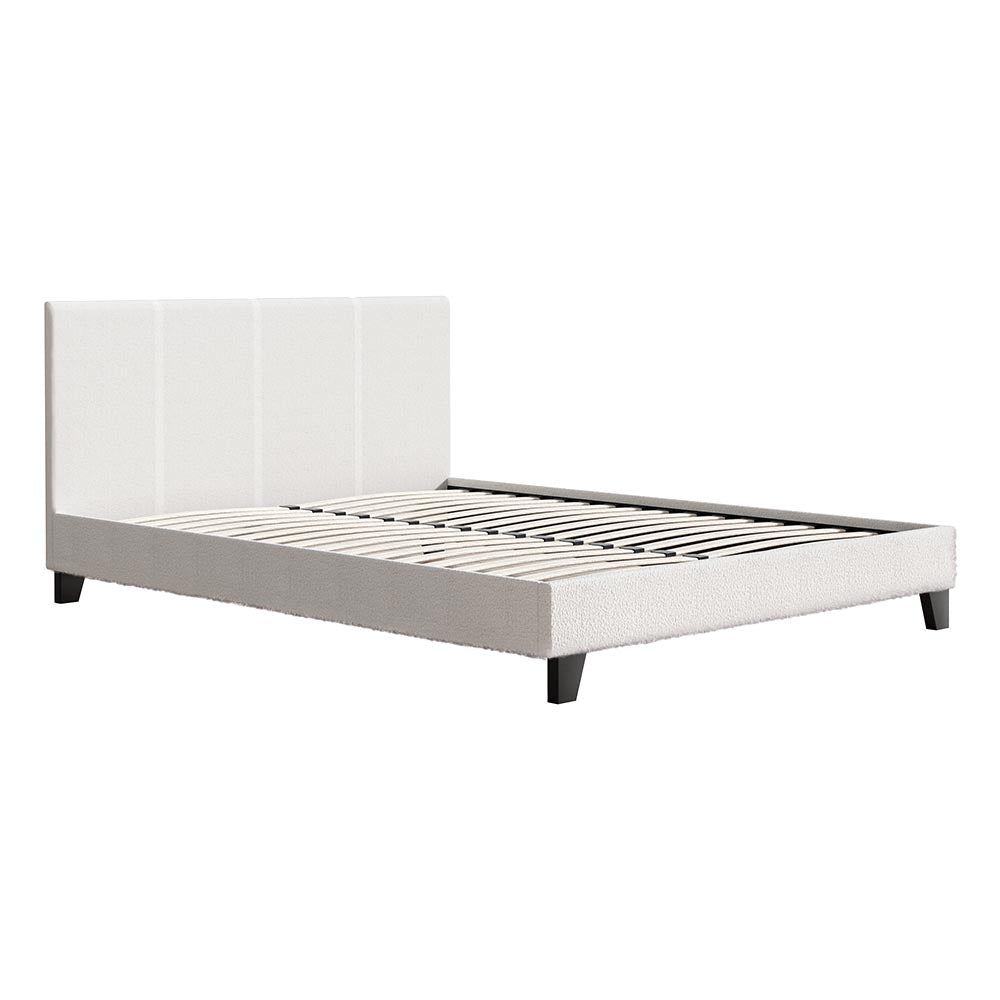 Marlook Bed Frame Queen Size Boucle NEO