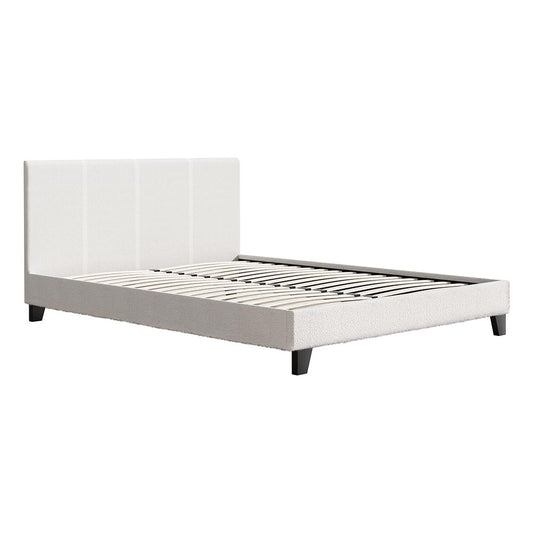 Marlook Bed Frame Queen Size Boucle NEO