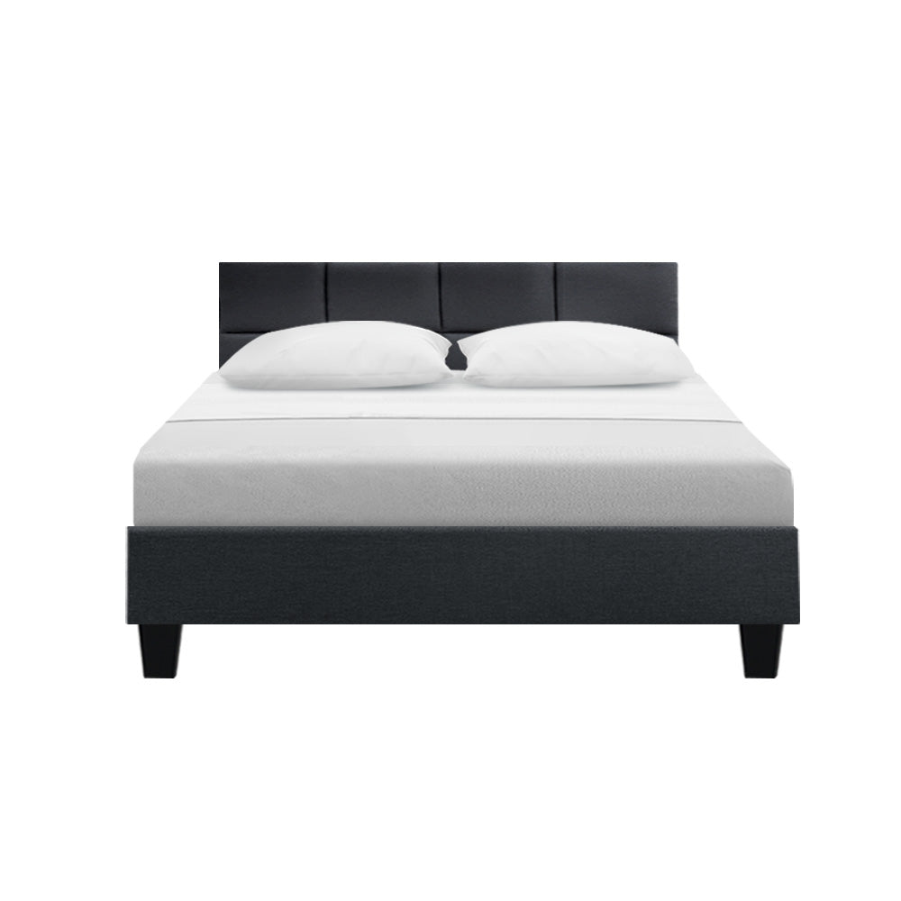 Marlook Bed Frame Double Size Charcoal TINO