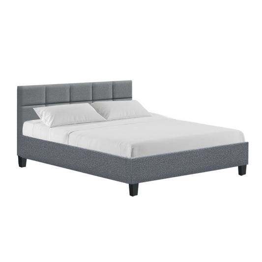 Marlook Bed Frame Queen Size Grey TINO