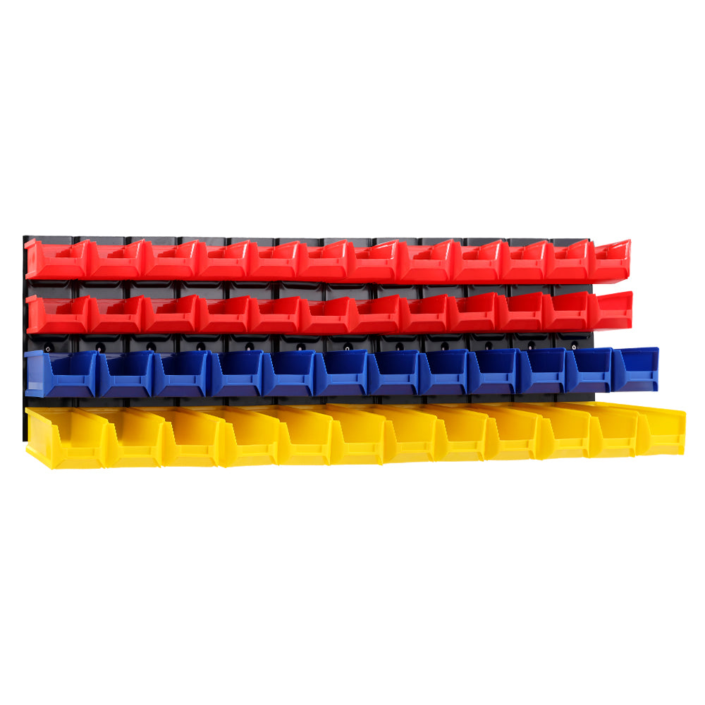 Marlook 48 Storage Bin Rack Wall Mounted Peg Board