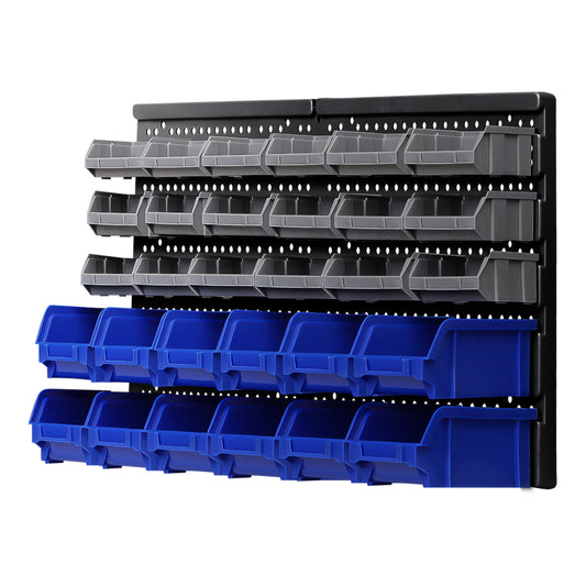 Marlook 30 Storage Bin Rack Wall Mounted