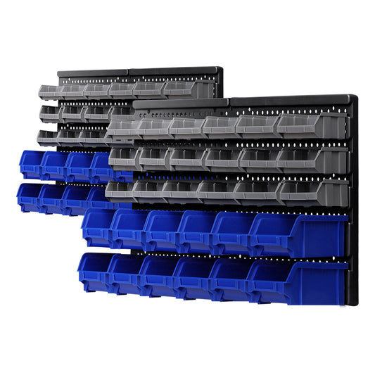 Marlook 60 Storage Bin Rack Wall Mounted