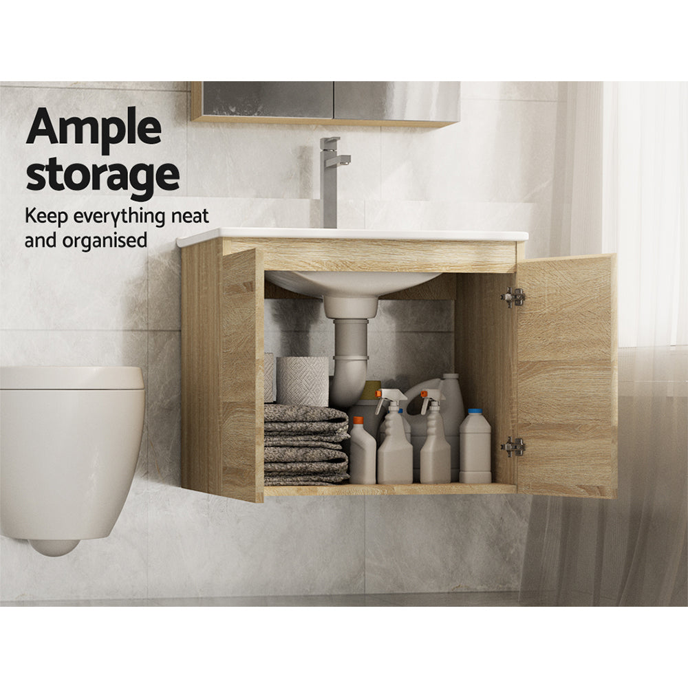 Marlook Vanity Unit 600mm with Basin Oak