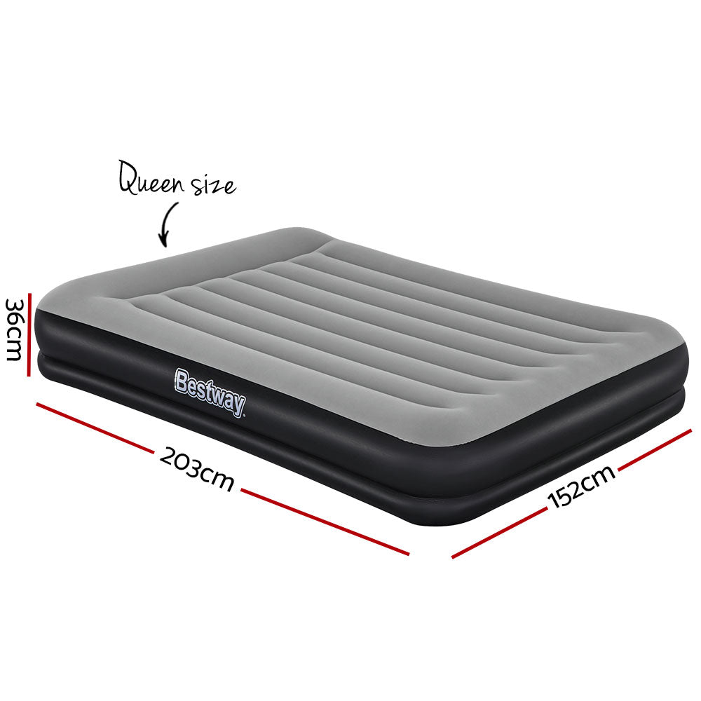 Marlook Air Bed Beds Mattress Premium Inflatable Built-in Pump Queen Size