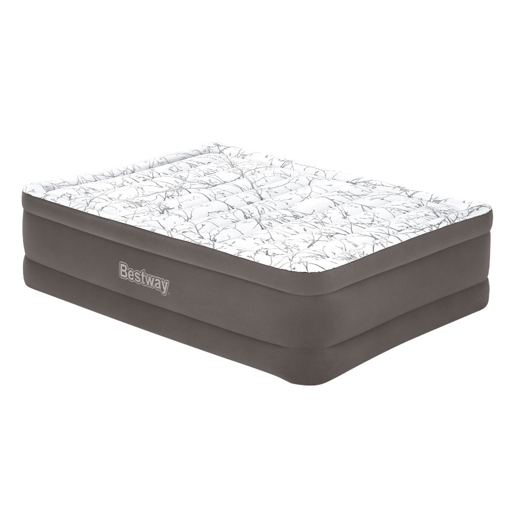 Marlook Air Mattress Queen Inflatable Bed 56cm Airbed Grey