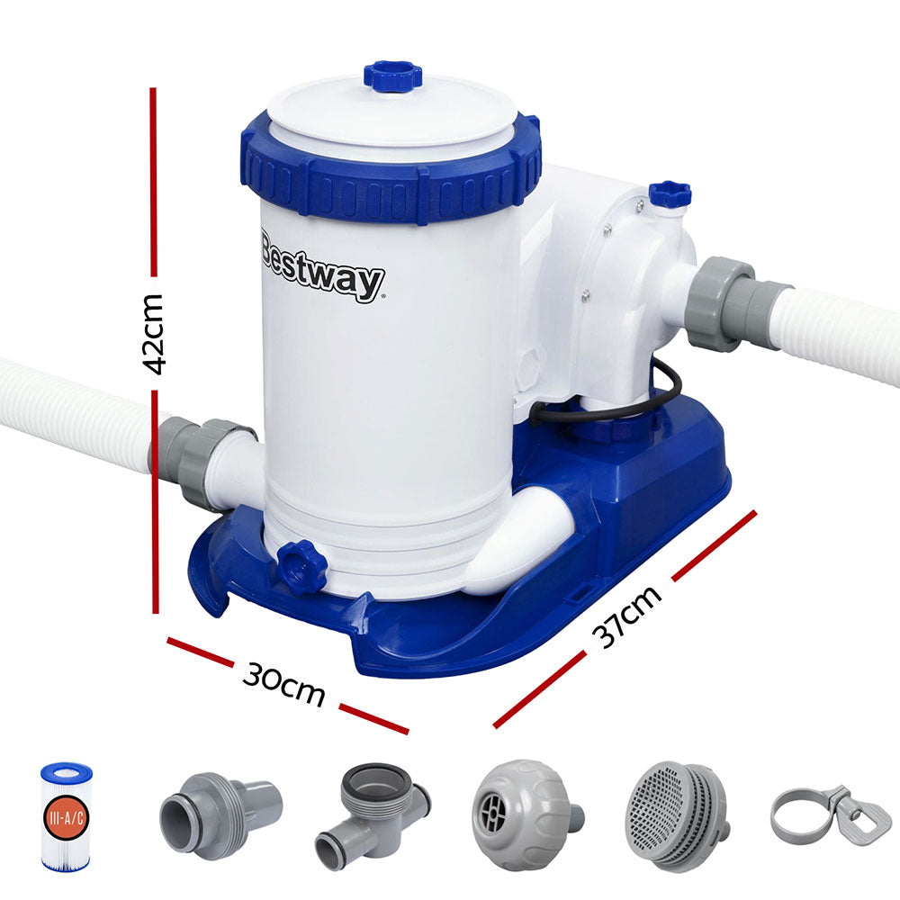 Marlook Pool Pump Cartridge Filter 2500GPH 9463L/H Flowclear™ Filters Cleaner