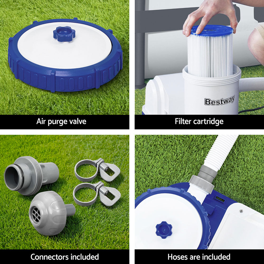 Marlook Pool Pump Cartridge Filter 2500GPH 9463L/H Flowclear™ Filters Cleaner
