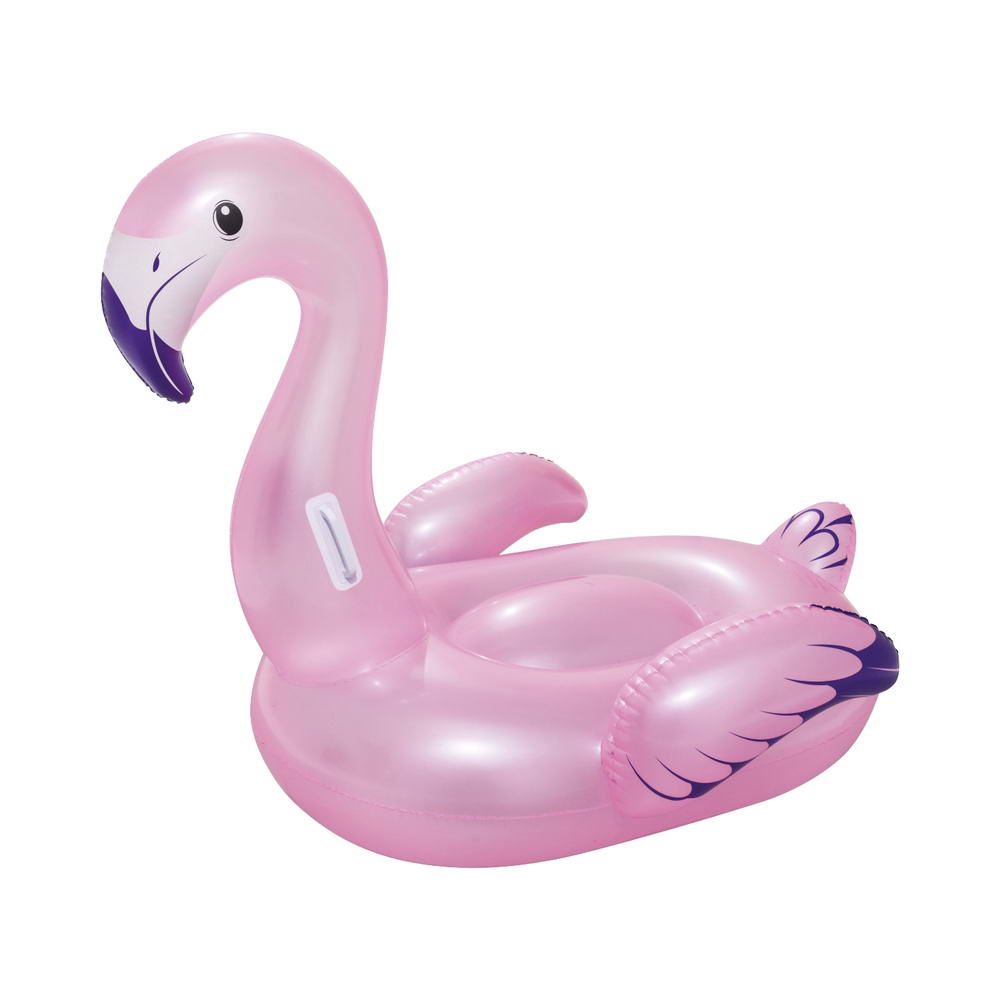 Marlook Kids Flamingo Rider Ride On Float Floating Seat Pool Lounger 1.27Mx1.27M