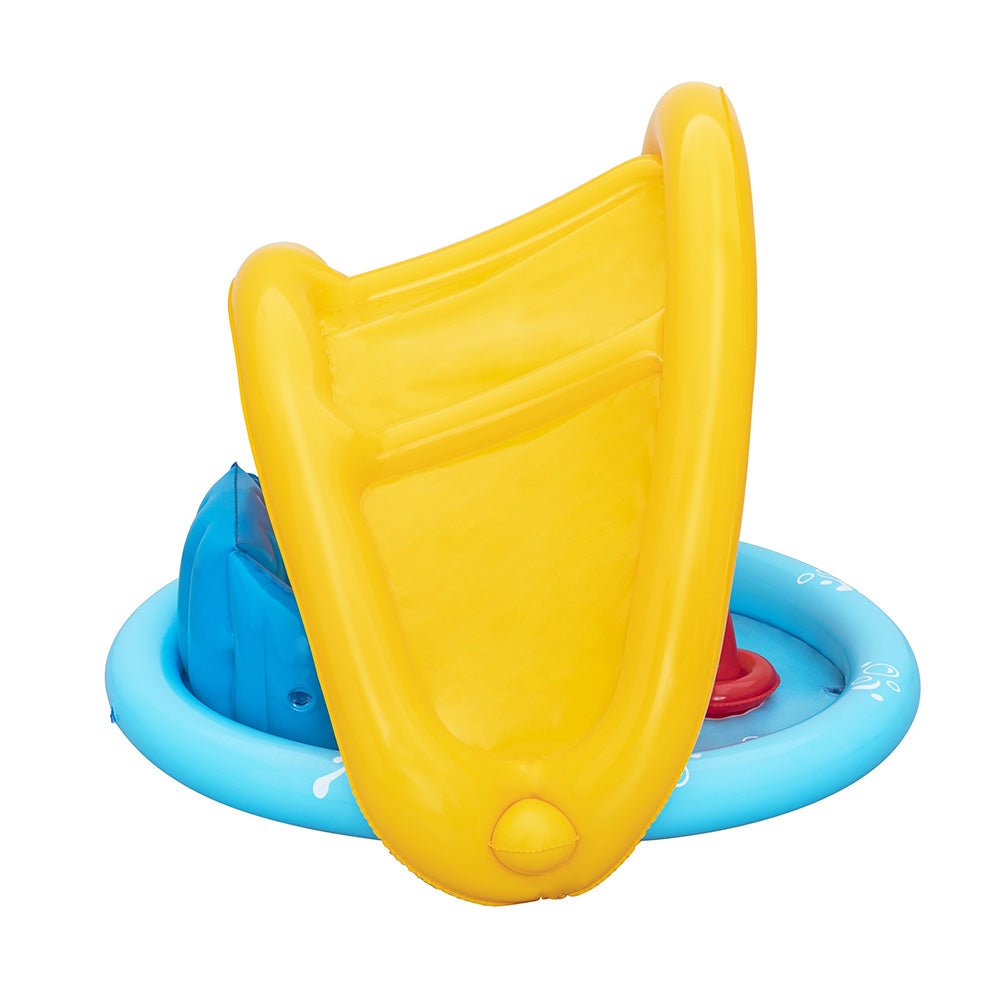 Marlook Kids Pool 115x89x76cm Inflatable Play Swimming Pools w/ Canopy 31L