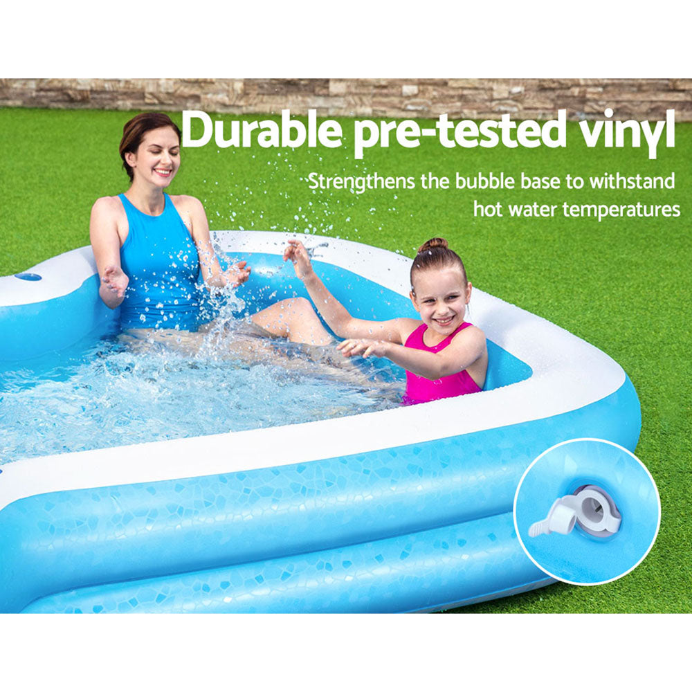 Marlook Kids Pool 305x274x46cm Inflatable Above Ground Swimming Pools 1207L