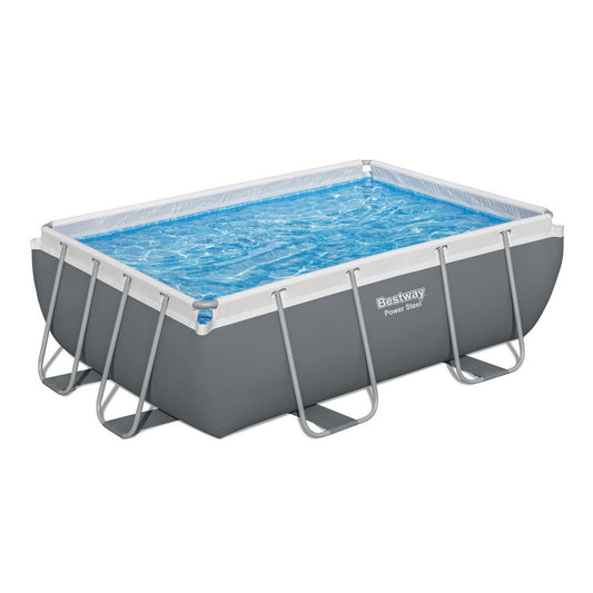 Marlook Swimming Pool 282x196x84cm Steel Frame Above Ground Pools Filter Pump 3662L