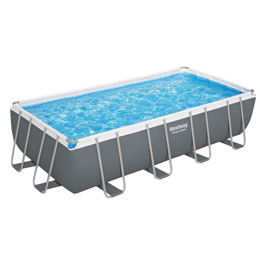 Marlook Swimming Pool 549x274x122cm Steel Frame Above Ground Pools Filter Pump Ladder 14812L