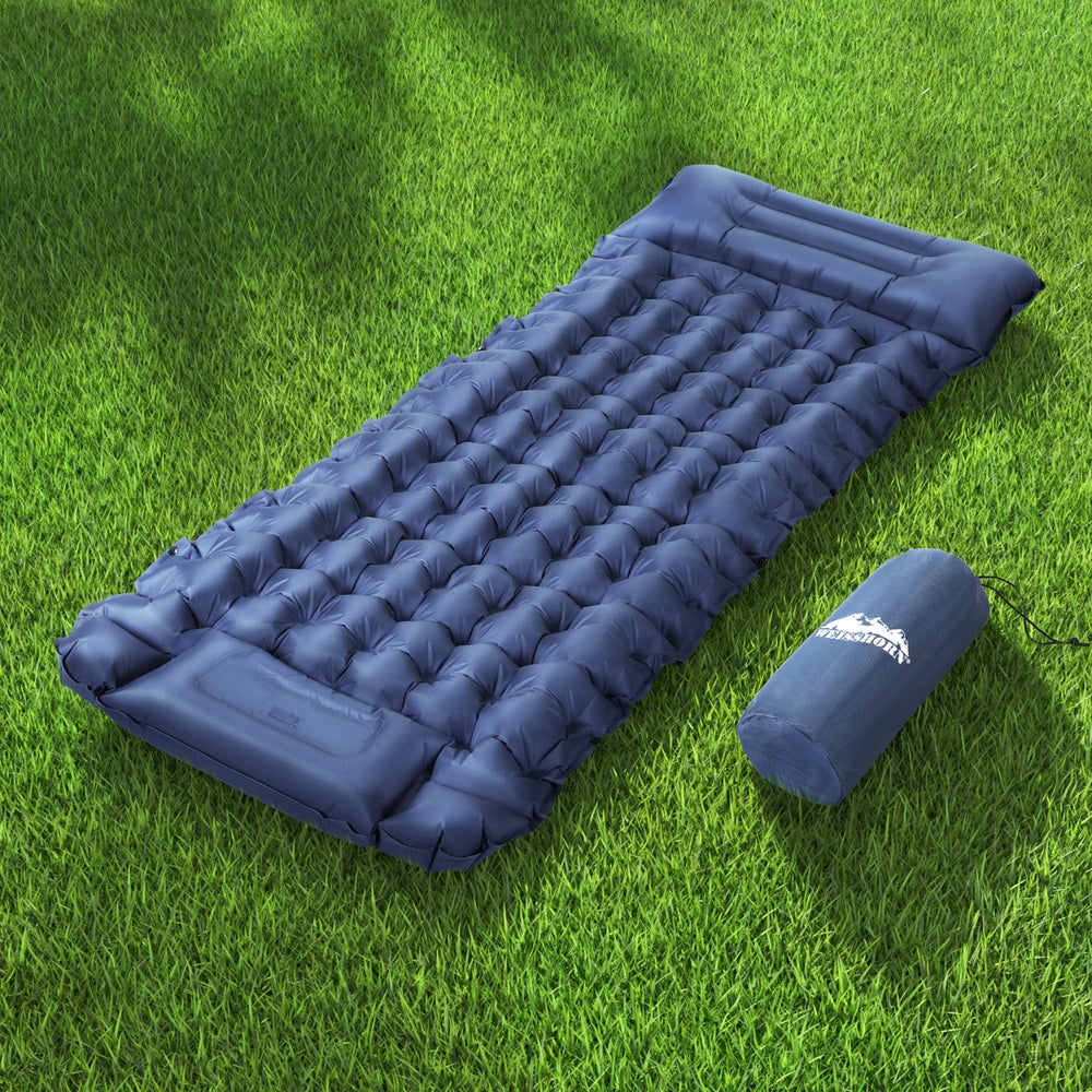 Marlook Self Inflating Mattress Camping Sleeping Mat Air Bed Single Pillow Bag