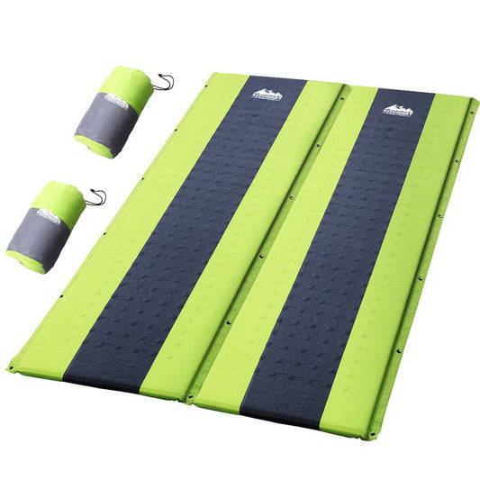 Marlook Self Inflating Mattress Camping Sleeping Mat Air Bed Pad Double Green
