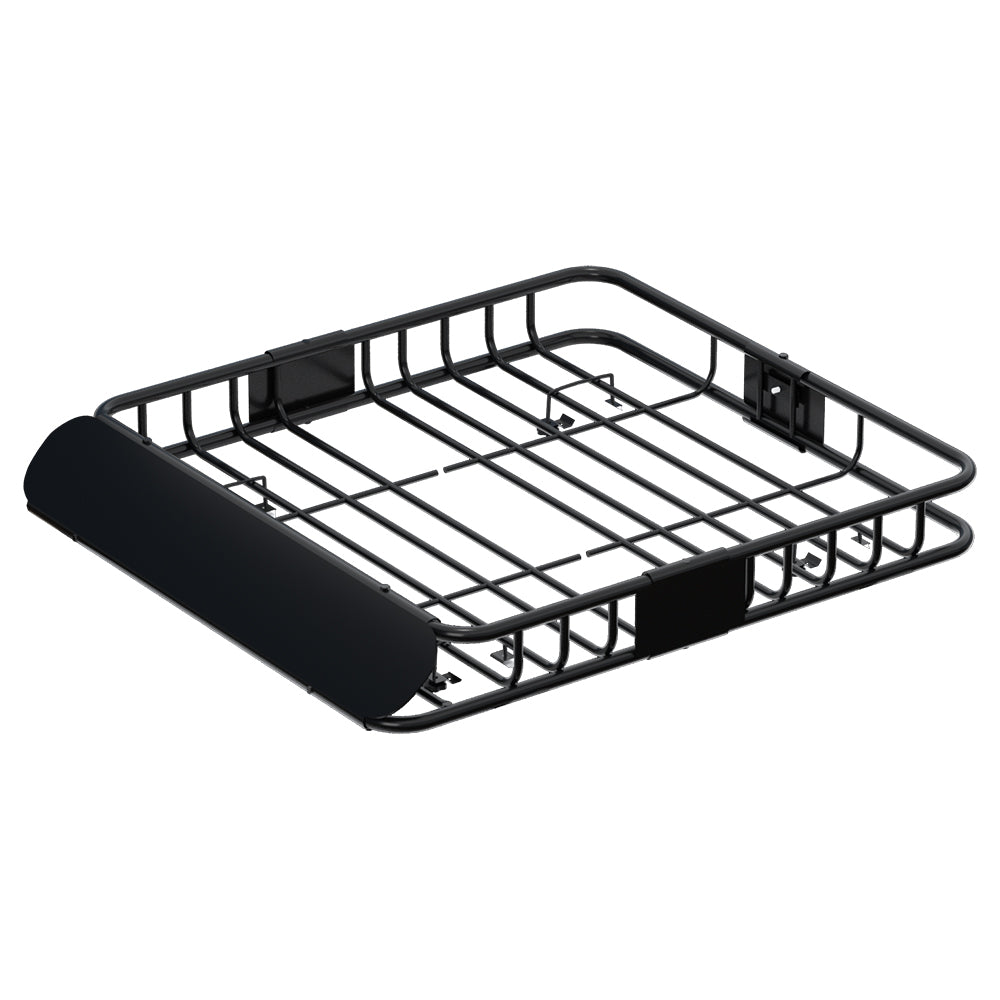 Marlook Universal Car Roof Rack Basket Luggage Vehicle Cargo Carrier 111cm Black
