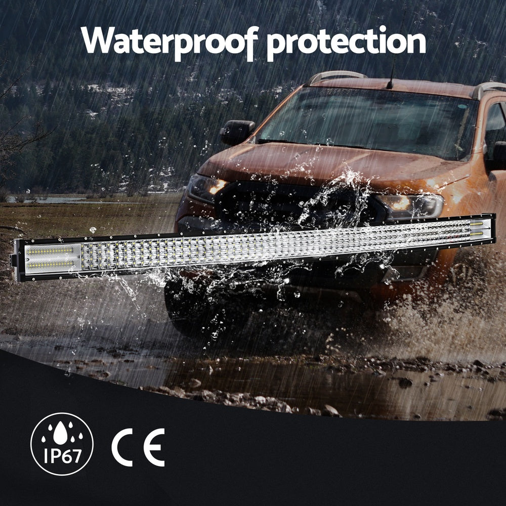 Marlook LED Driving Light 50 Inch Flood Spot Light Bar Driving Lamp Offroad Truck