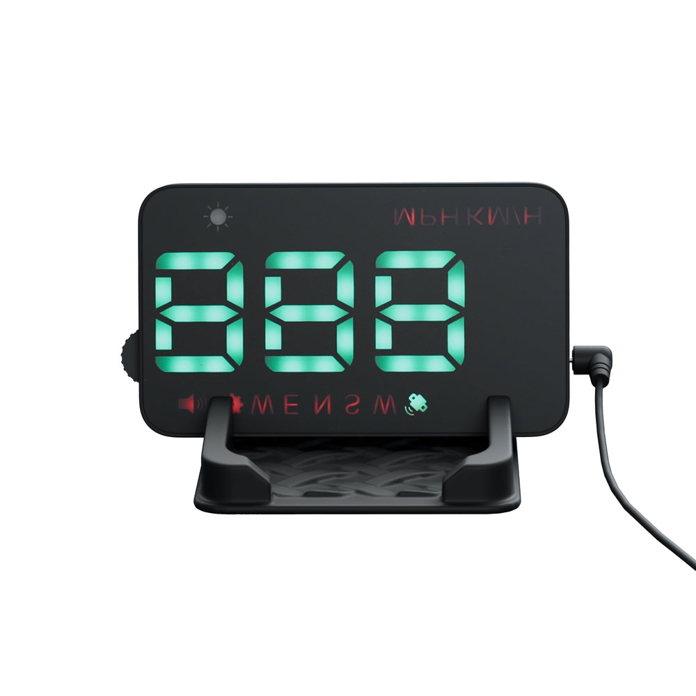 Marlook Universal Car Digital GPS Speedometer HUD Display Overspeed Warning Alarm 2 Modes