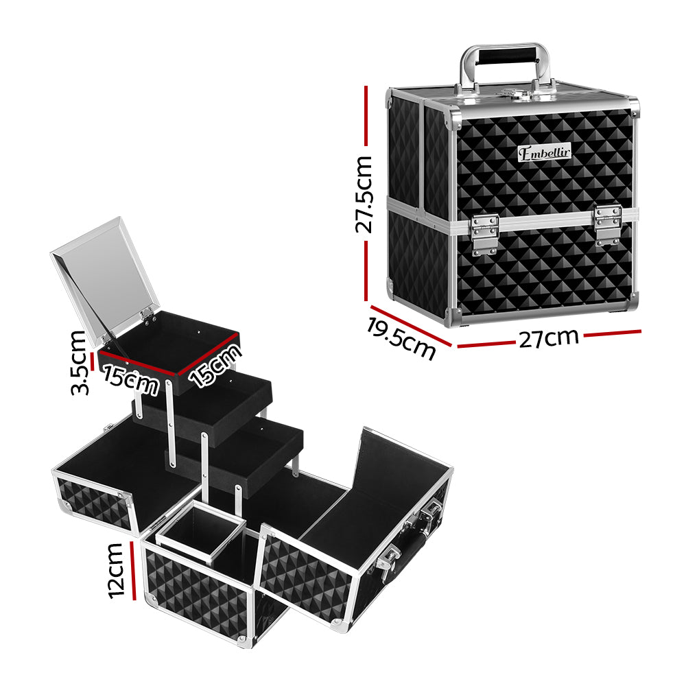 Marlook Makeup Case Beauty Organiser Bag Travel Large Cosmetic Storage Portable