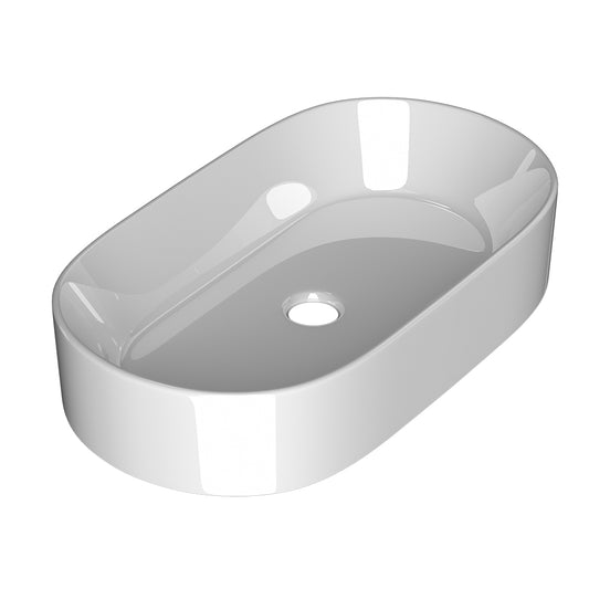 Marlook Bathroom Basin Ceramic Vanity Sink Hand Wash Bowl 52x31cm