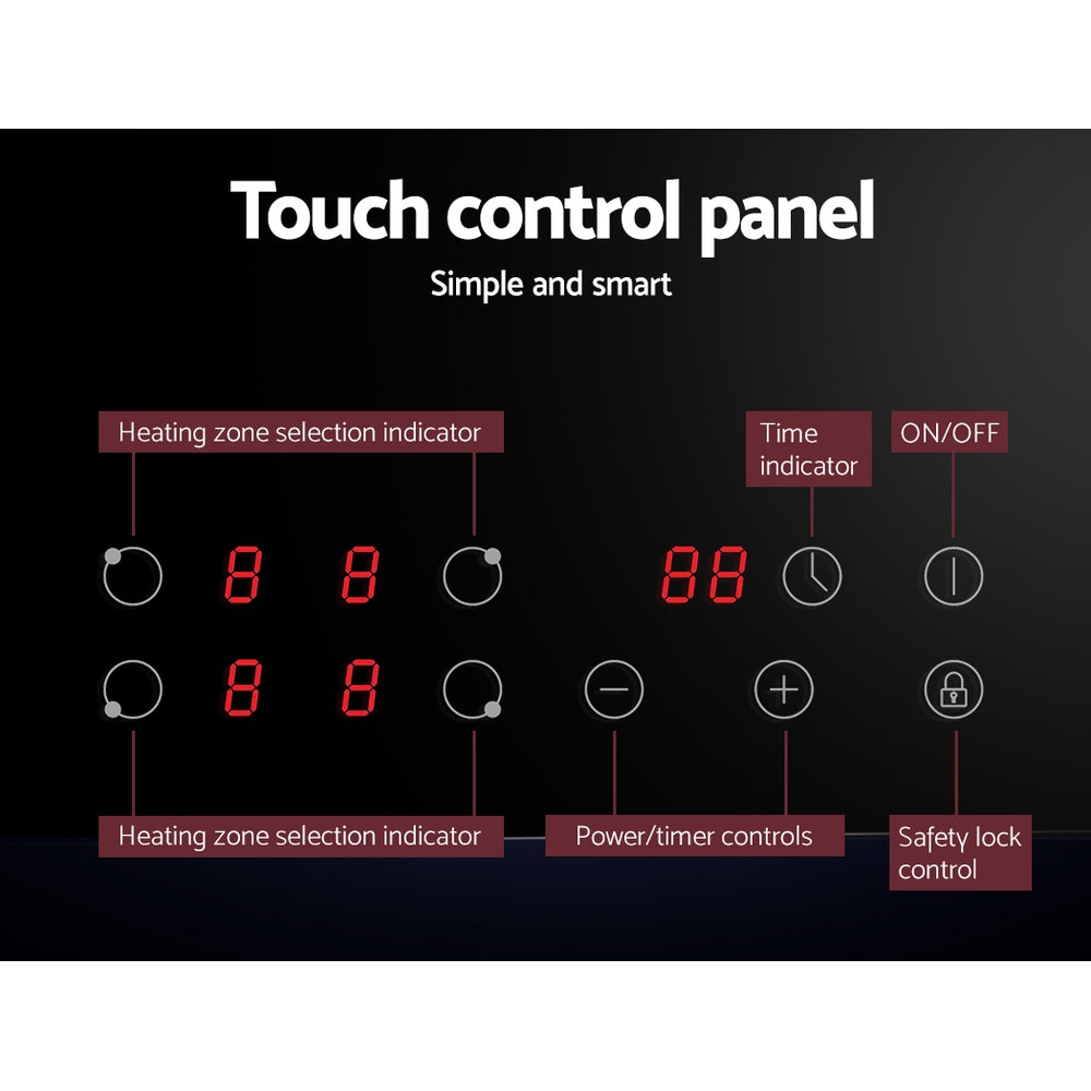 Marlook Electric Ceramic Cooktop 60cm Touch Control