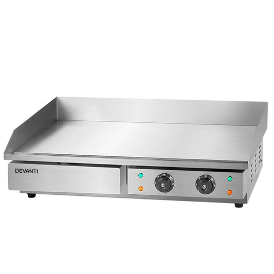 Marlook Commercial Electric Griddle 73cm BBQ Grill Plate 4400W