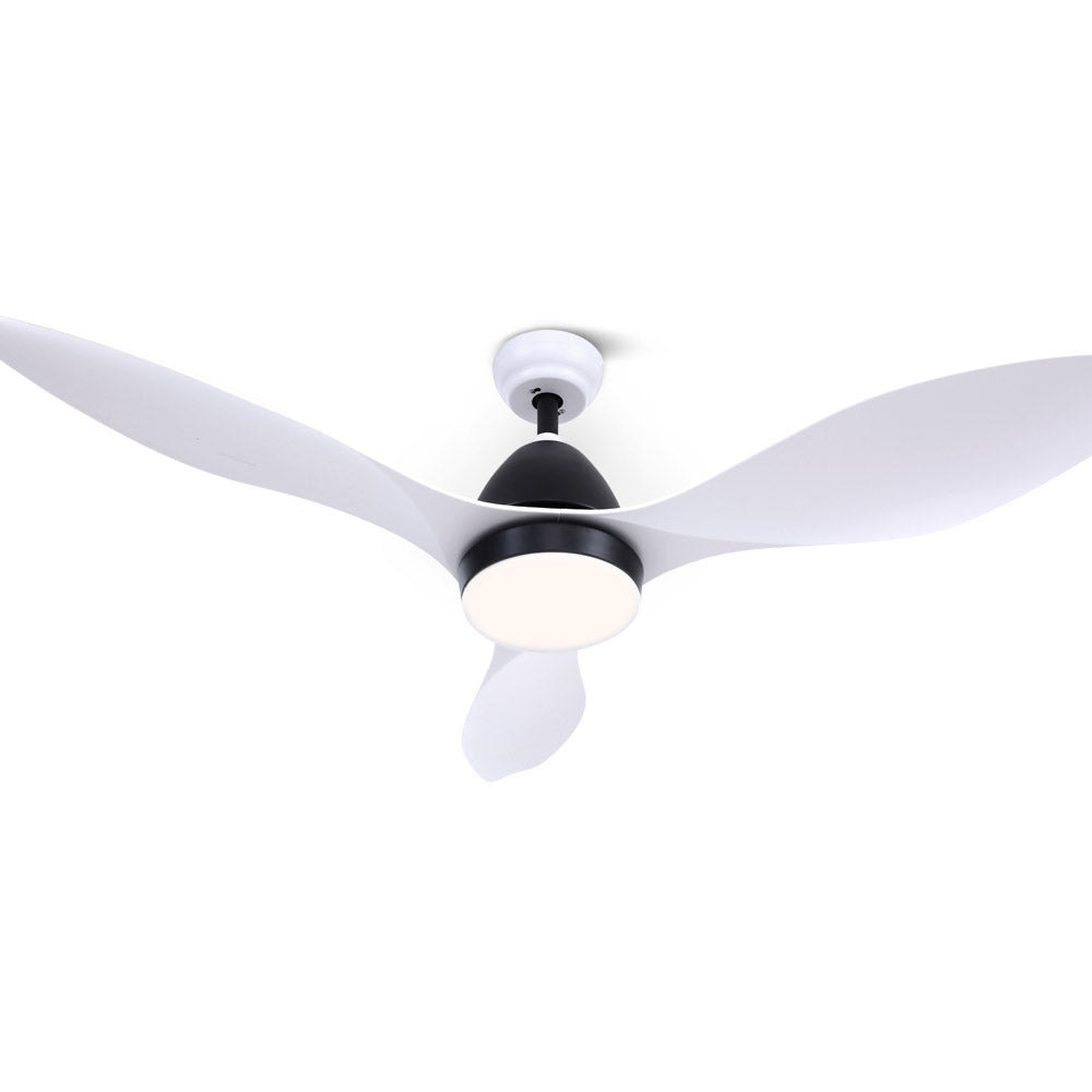 Marlook 48'' Ceiling Fan DC Motor w/Light w/Remote - White