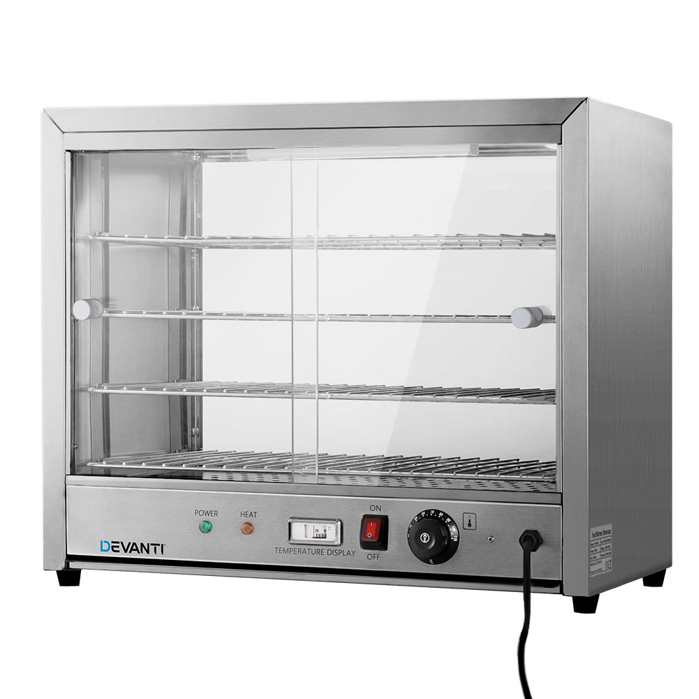 Marlook Commercial Food Warmer Hot Display Showcase Cabinet 64cm