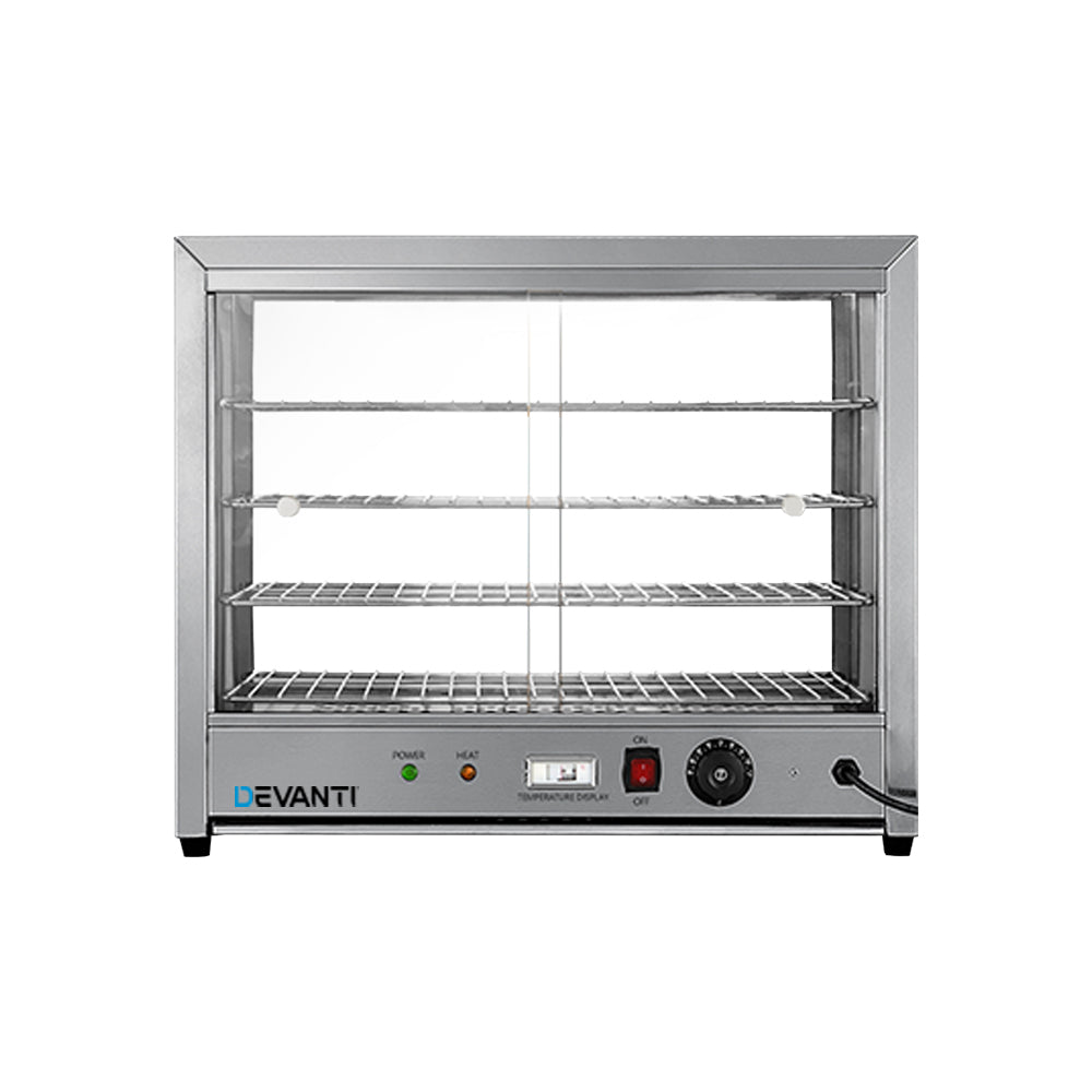 Marlook Commercial Food Warmer Hot Display Showcase Cabinet 64cm