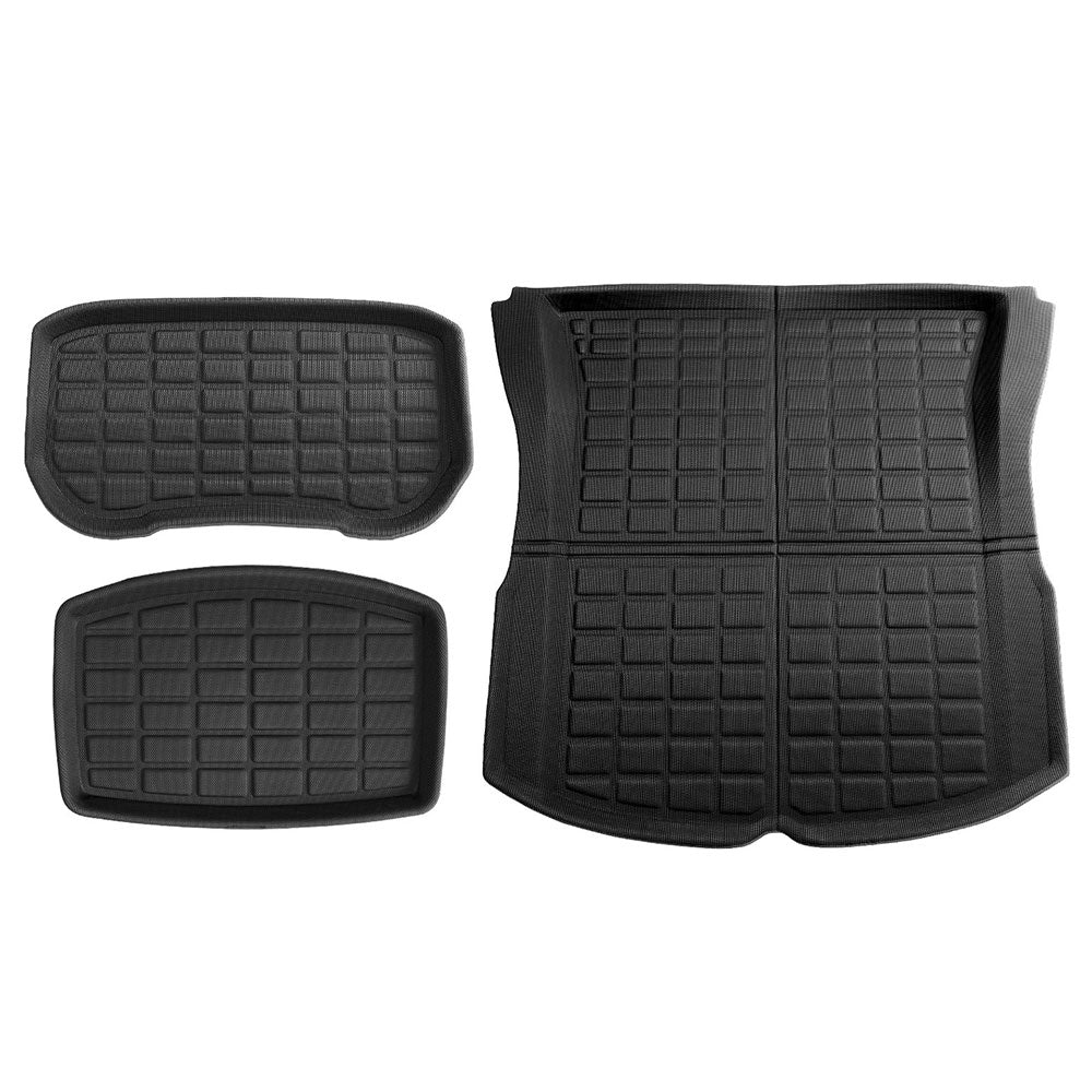 NEW Tesla Model 3 Highland 2024 Boot Liner Rear Frunk Cargo Trunk Mats Marlook