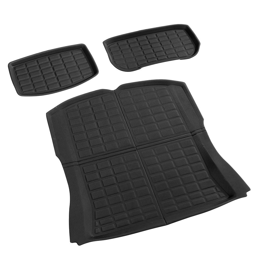 NEW Tesla Model 3 Highland 2024 Boot Liner Rear Frunk Cargo Trunk Mats Marlook