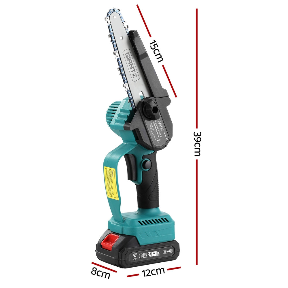 Marlook 6" Mini Cordless Electric Chainsaw Rechargeable Wood Cutter