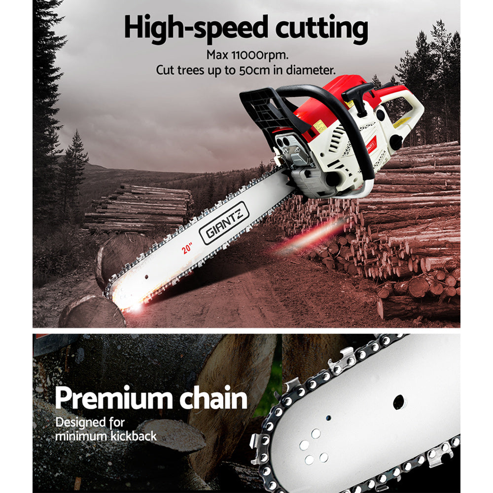 Marlook Chainsaw Petrol 62CC 20" Bar Commercial E-Start Pruning Chain Saw,Marlook Chainsaw Petrol 62CC 20" Bar Commercial E-Start Pruning Chain Saw 4.5HP