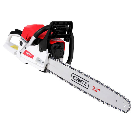 Marlook 74cc Petrol Chainsaw 22" Bar E-Start Tree Pruning Chain Saw