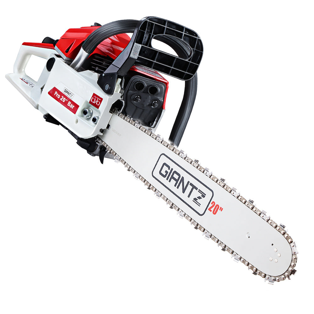 Marlook Chainsaw Petrol 52CC 20" Bar Commercial E-Start Pruning Chain Saw White,Marlook Chainsaw Petrol 52CC 20" Bar Commercial E-Start Pruning Chain Saw White