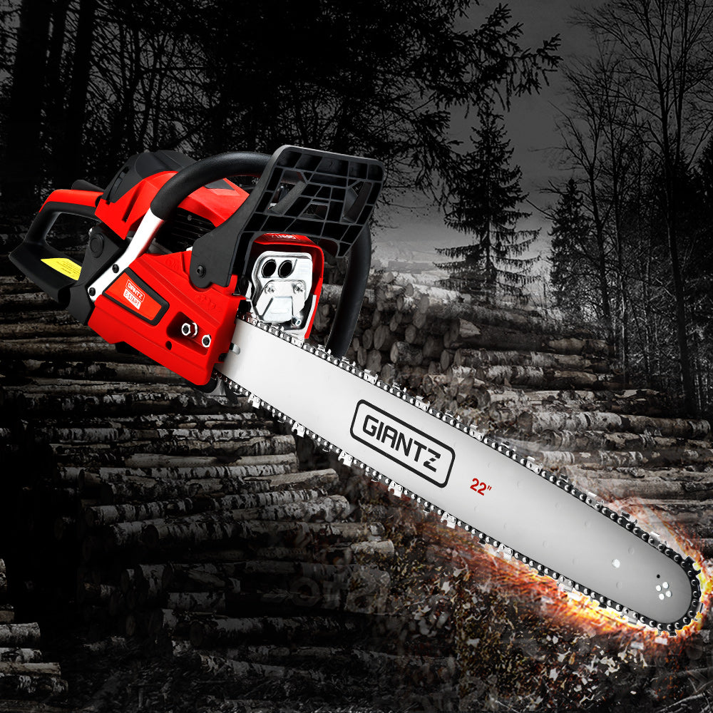 Marlook Chainsaw Petrol 58CC 22" Bar Commercial E-Start Pruning Chain Saw,Marlook Chainsaw Petrol 58CC 22" Bar Commercial E-Start Pruning Chain Saw 4.2HP